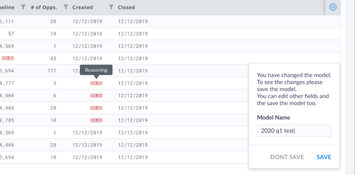 multiple revenue forecasting models